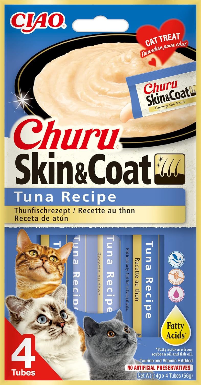 INABA Cat Churu Functional Skin & Coat Thunfisch