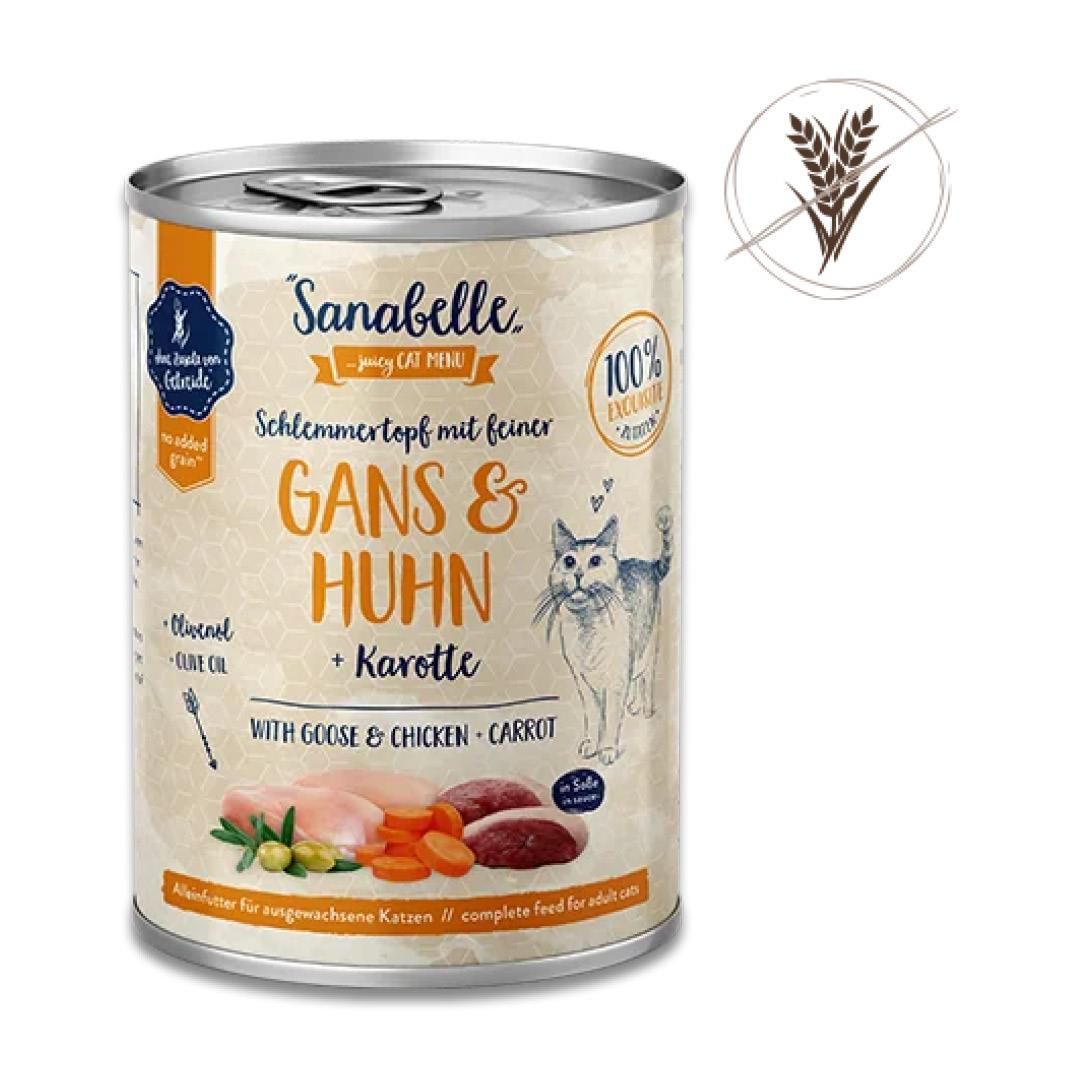 Sanabelle Schlemmertopf mit saftigem Rind & Pute | 6 x 380 g