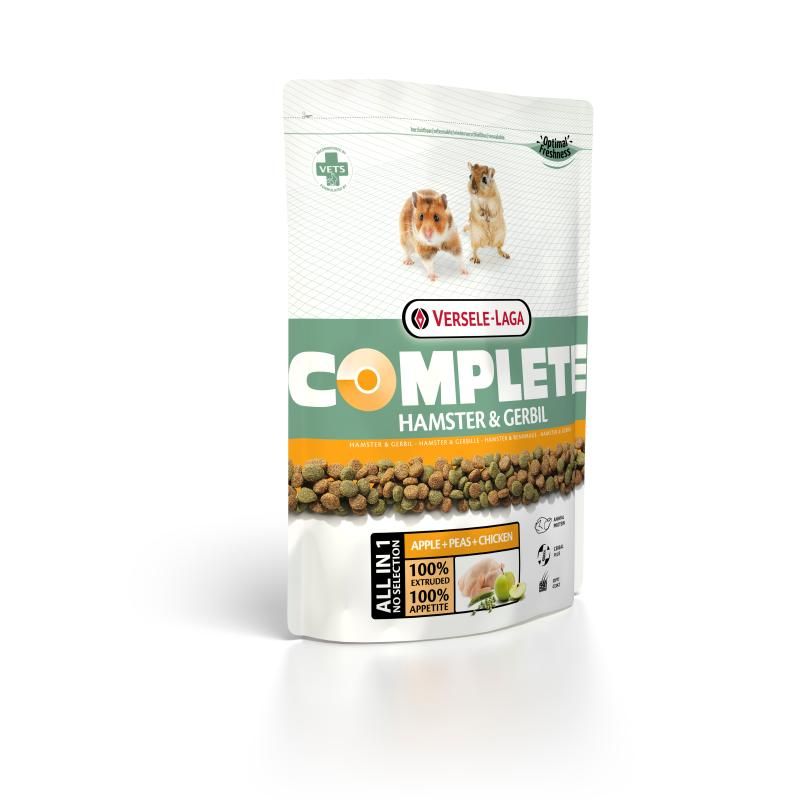Versele Laga Complete Hamster & Gerbil mit Apfel, Erbsen und Huhn