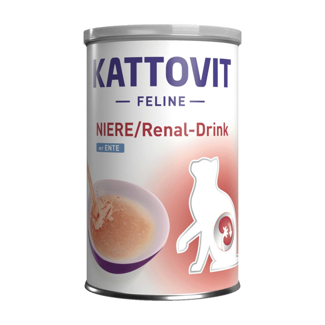 Kattovit Drinks - Niere/Renal - Drink mit Ente | 24 x 135 ml