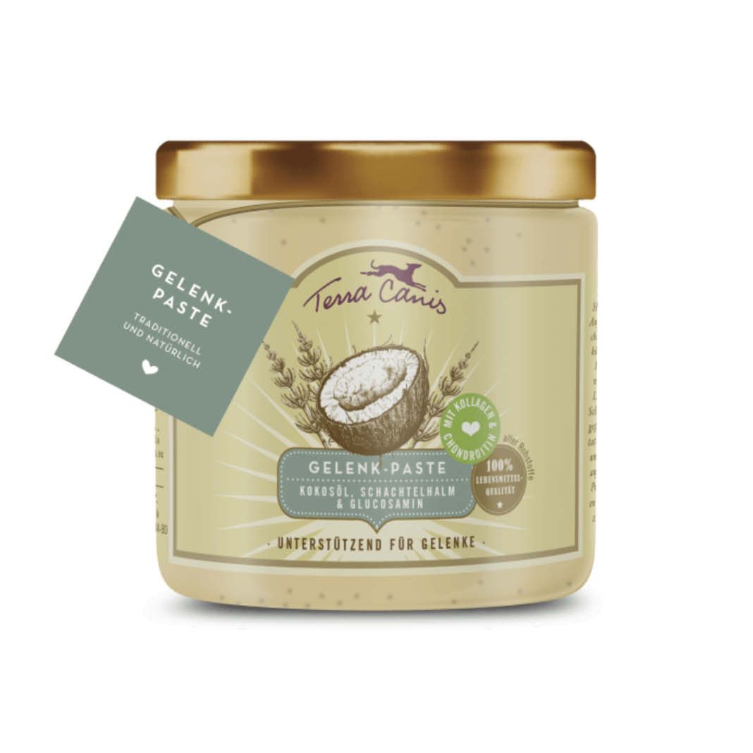 Terra Canis Pasten - Gelenk Paste, Kokosöl, Schatelhalm und Glucosamin | 250 ml