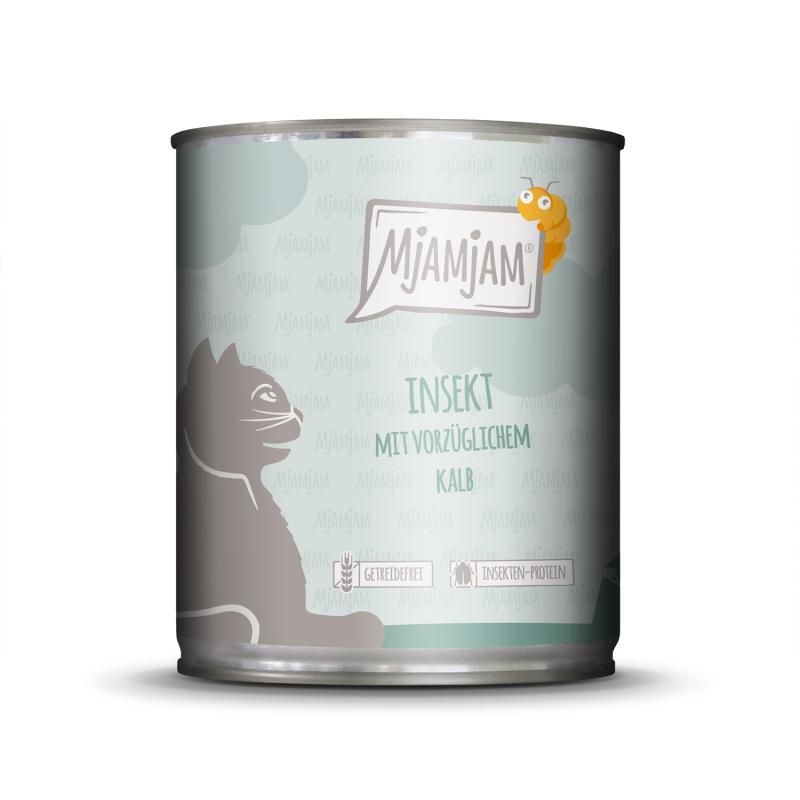 MjAMjAM Cat - Insekt mit vorzüglichem Kalb | 6 x 800 g