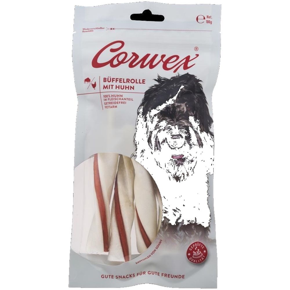 Corwex Büffelrolle mit Huhn