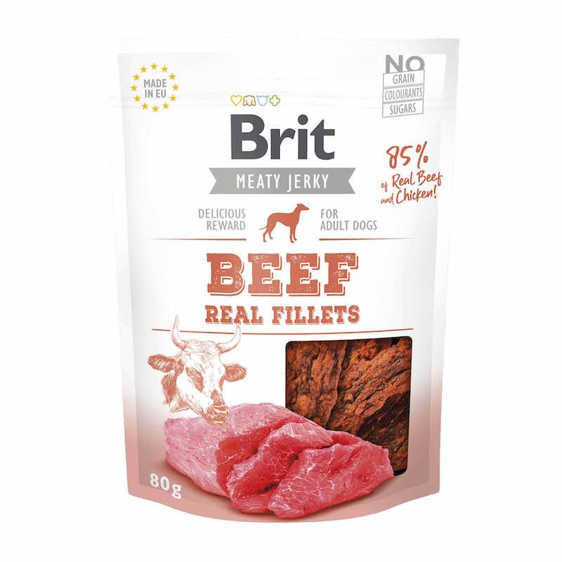 Brit - Dog - Meaty Jerky - Rinderfilets | 80 g