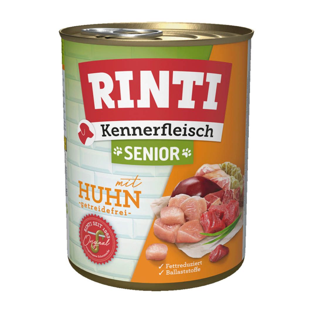 Rinti Kennerfleisch Senior mit Huhn | 12 x 800 g