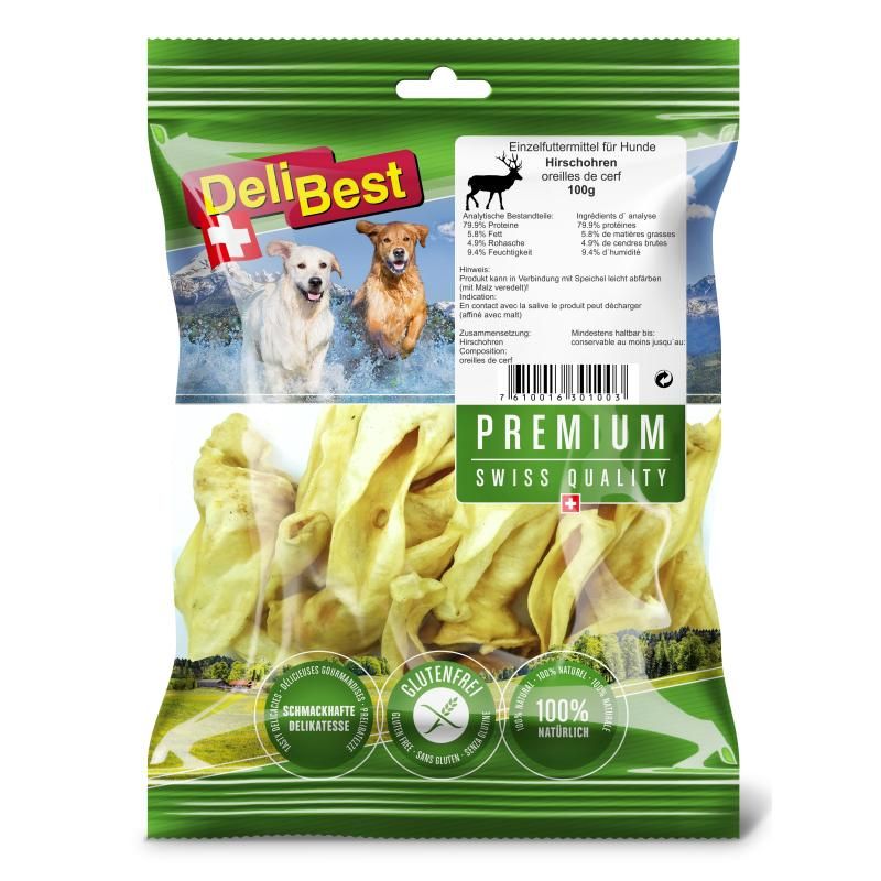 DeliBest Premium - Hirschohren | 100 g