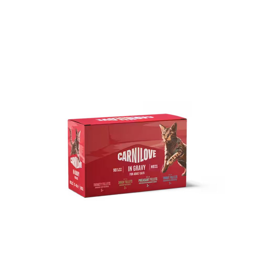 Carnilove Cat Nassfutter In Soße - Adult - Multipack - Pouch | 12 x 85 g