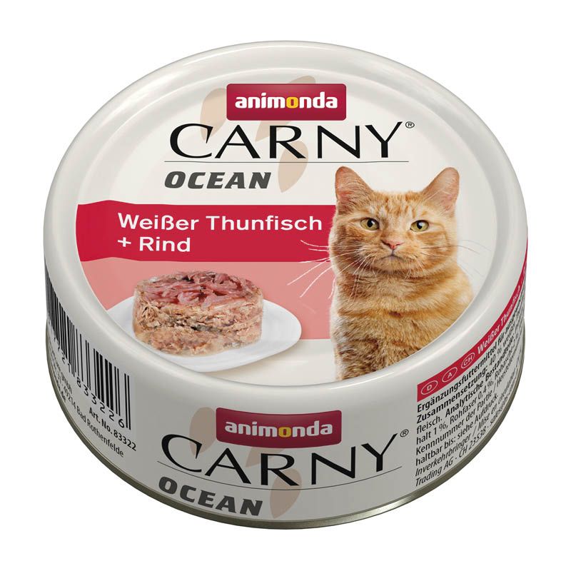 animonda Carny - Dose - Ocean - Weißer Thunfisch + Rind | 12 x 80 g