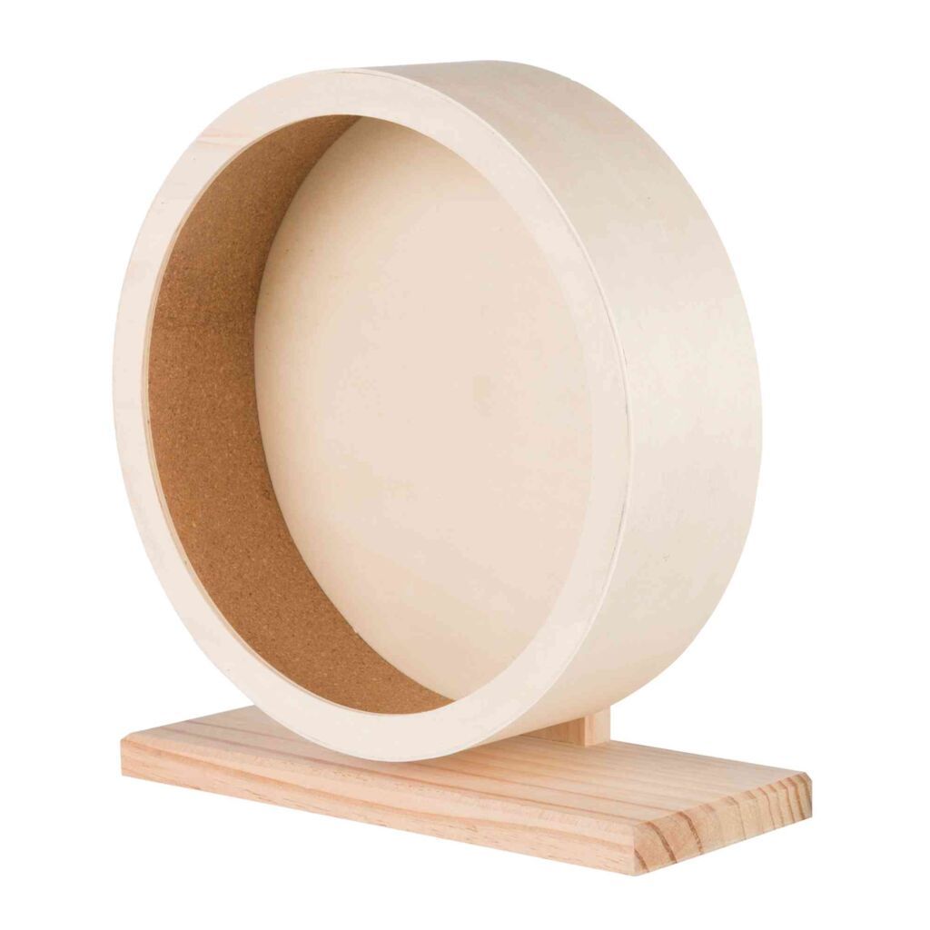 Trixie Beige Hamster-Übungsrad Aus Holz/Kork - Image 5