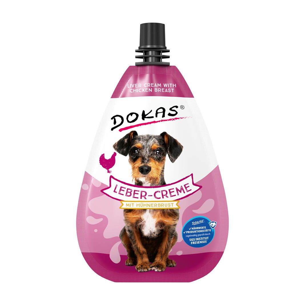 Dokas Leber-Creme mit Hühnerbrust | 8 x 85 g