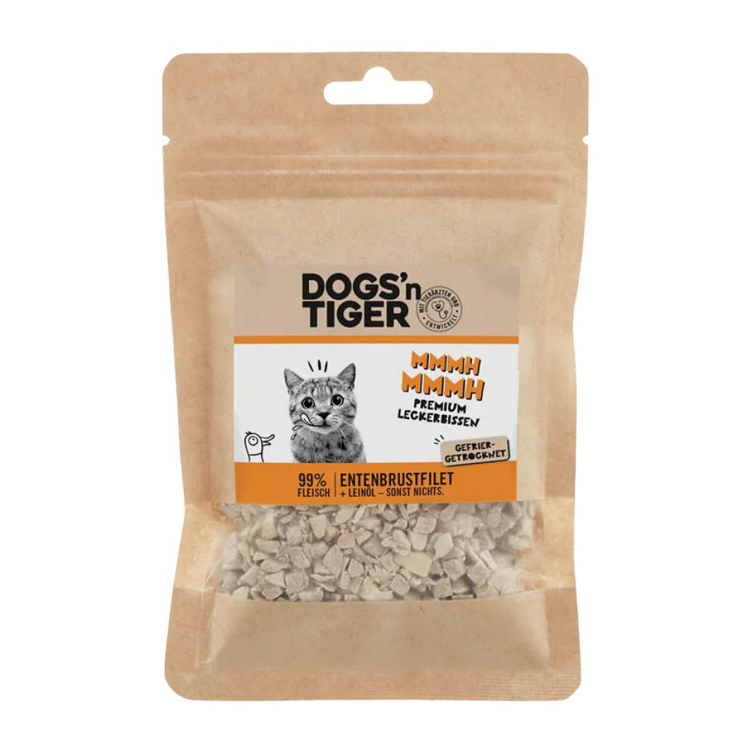 Dogs'n Tiger - Katzensnack - Mmmh mmmh Ente | 14 x 300 g