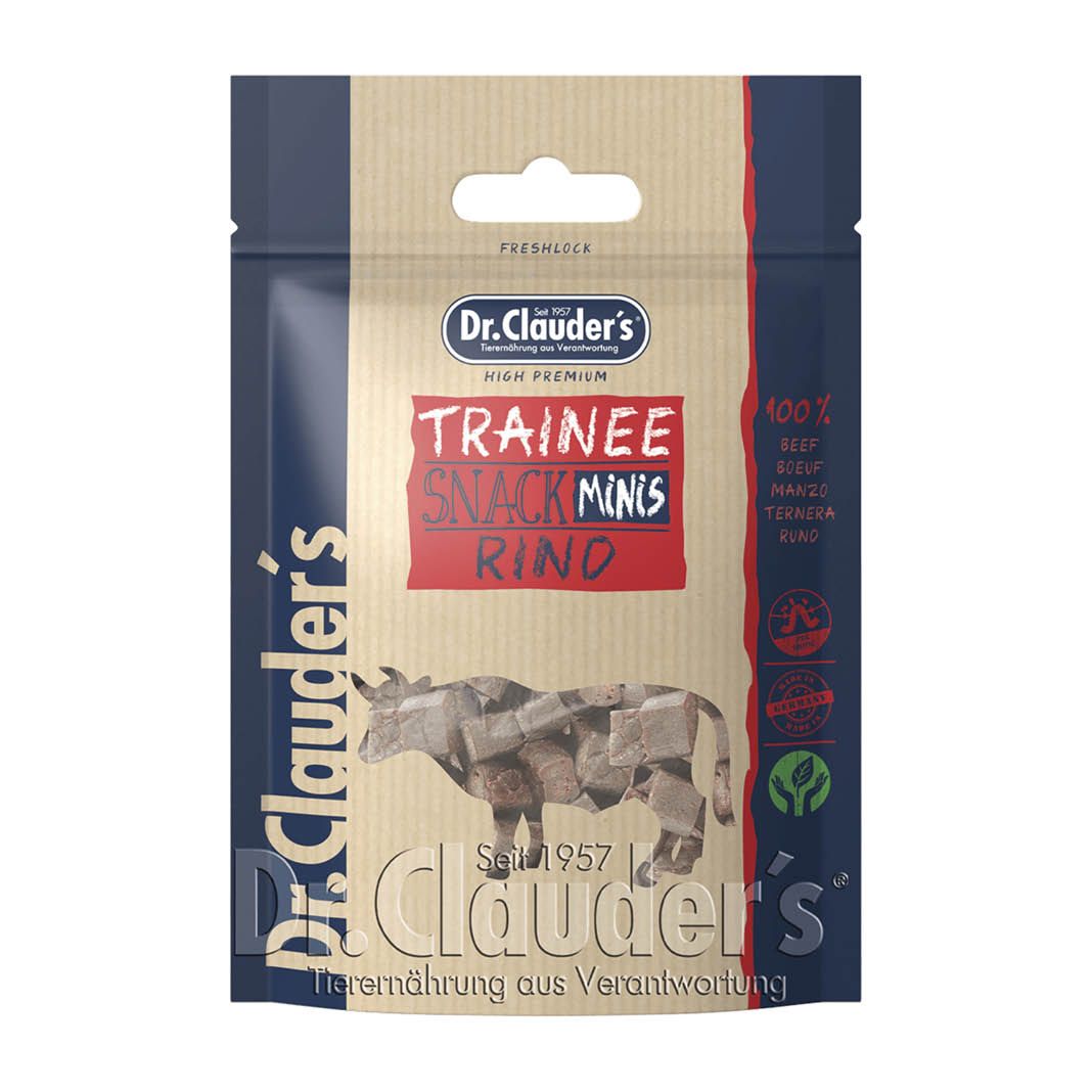 Dr. Clauder's Mini Trainee Snack Rind | 10 x 50 g