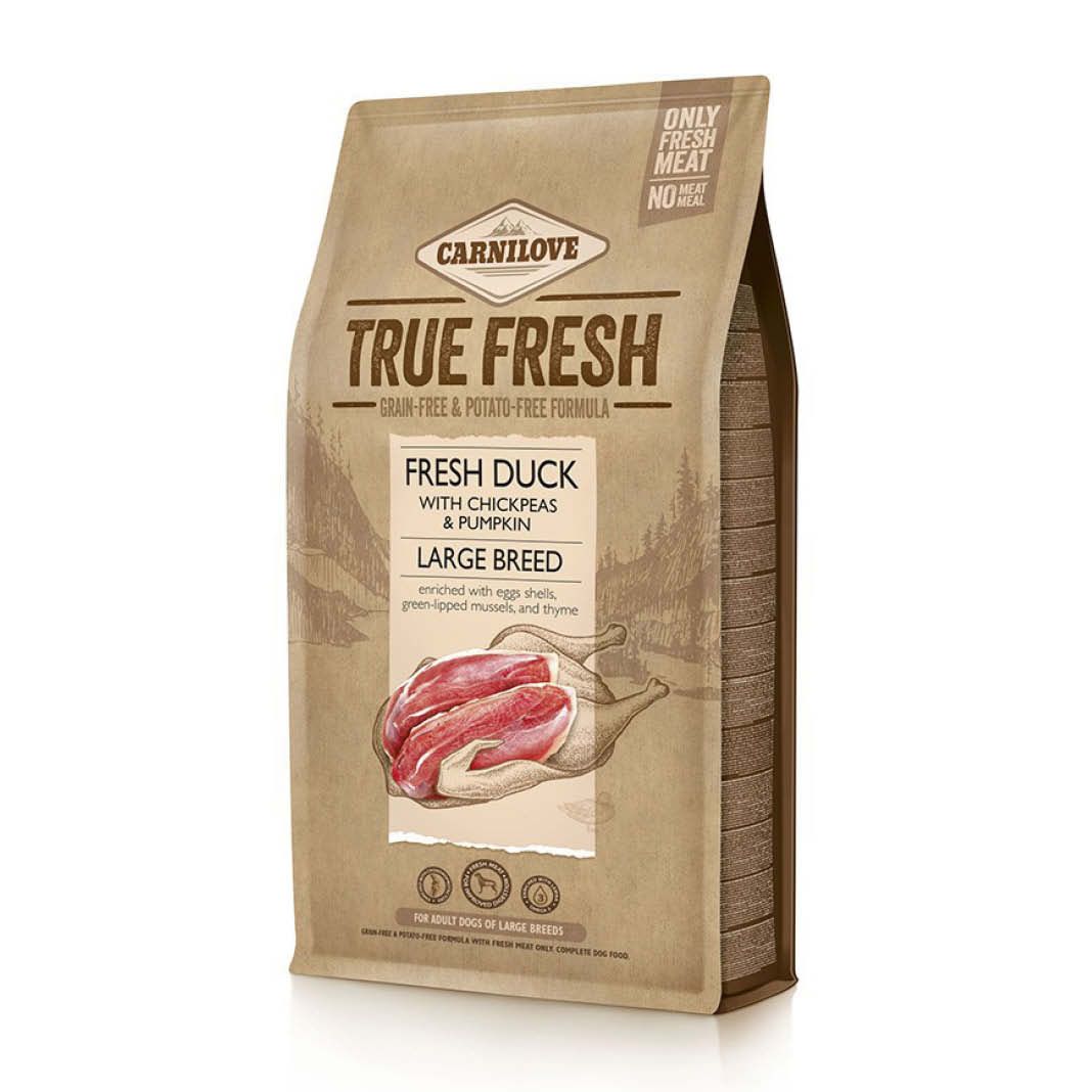 Carnilove Dog True Fresh - Adult Große Rassen - Frische Ente | 4 kg