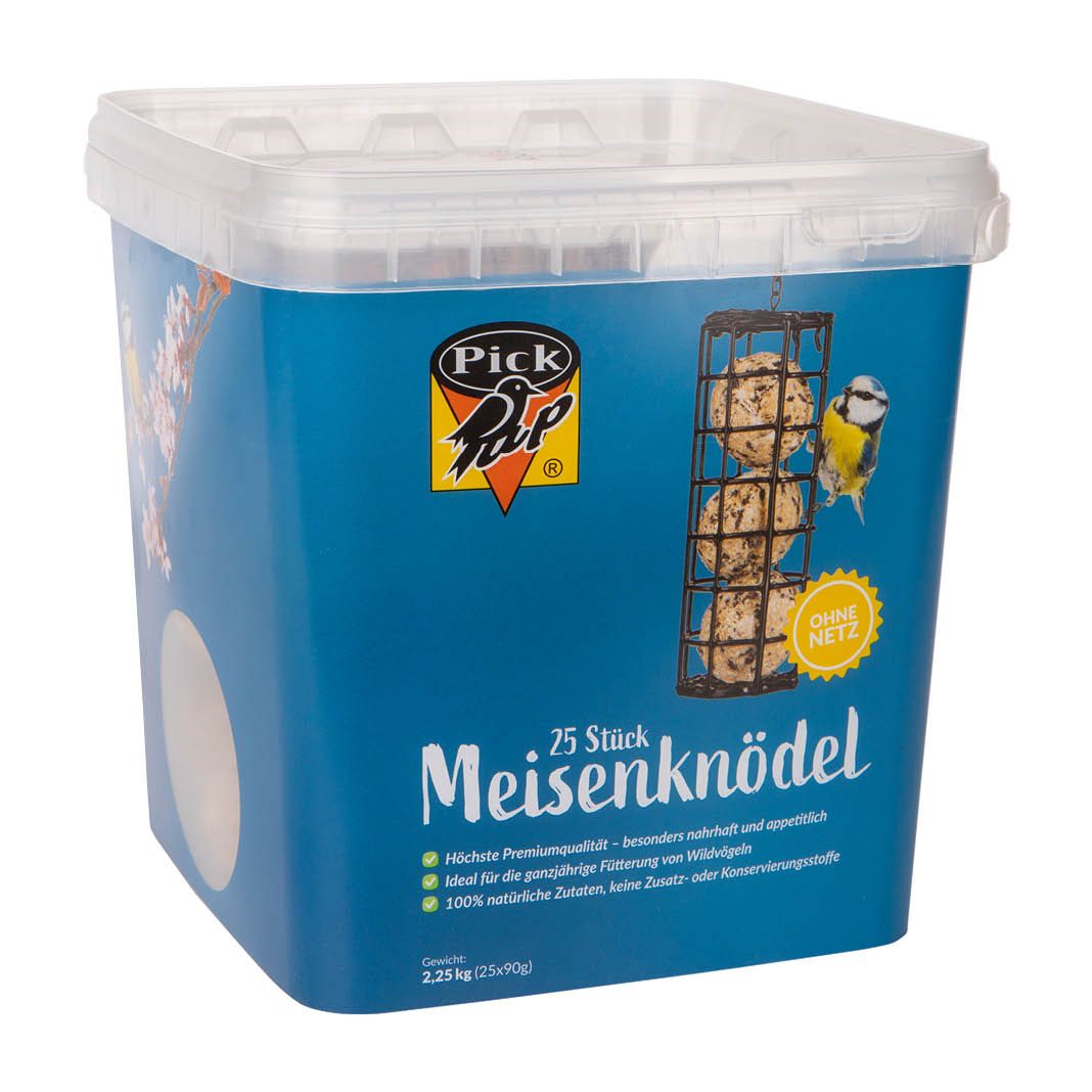 Pick up Meisenknödel im Kübel 25ST o. Netz | 25 Stück