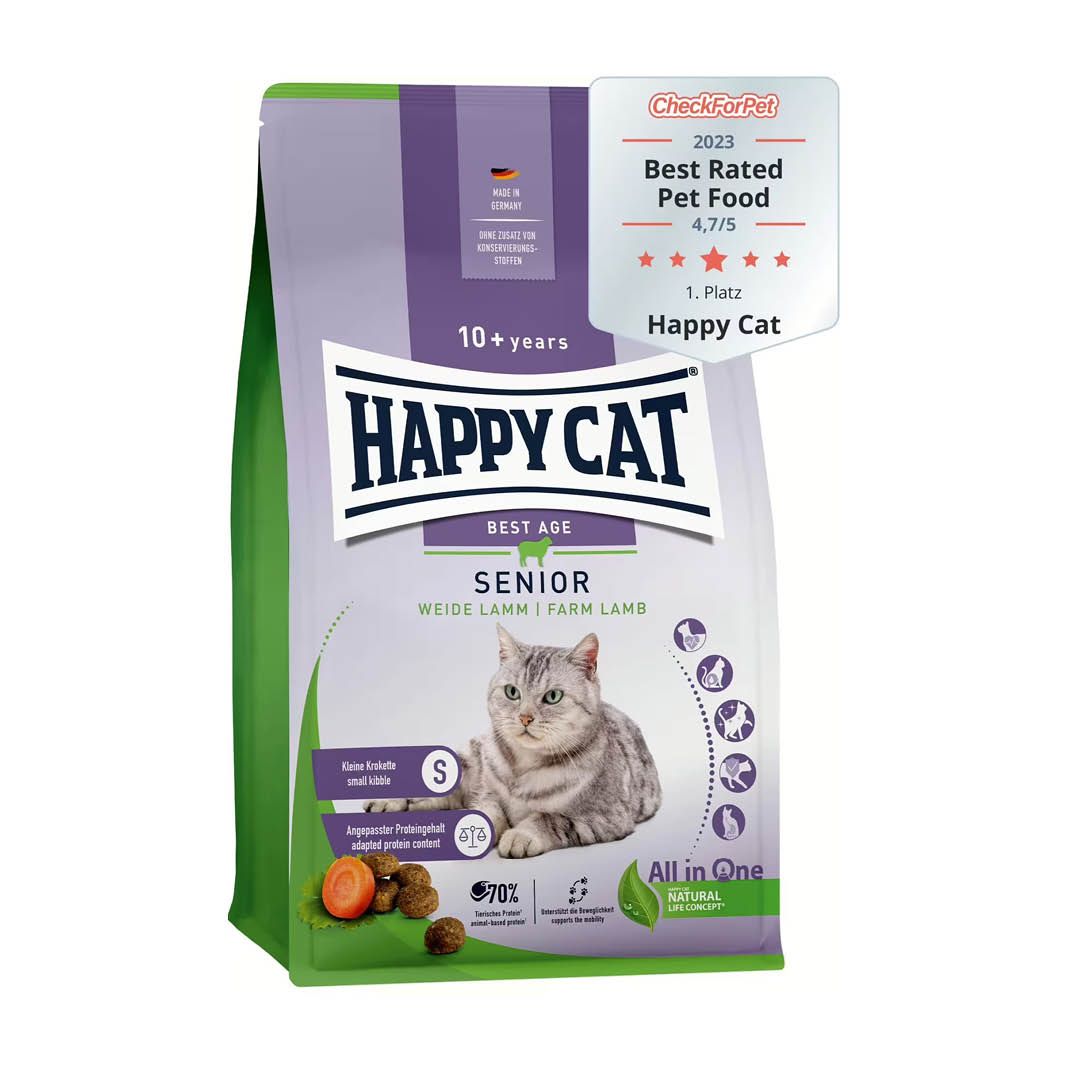 Happy Cat Senior Weide Lamm | 6 x 300 g