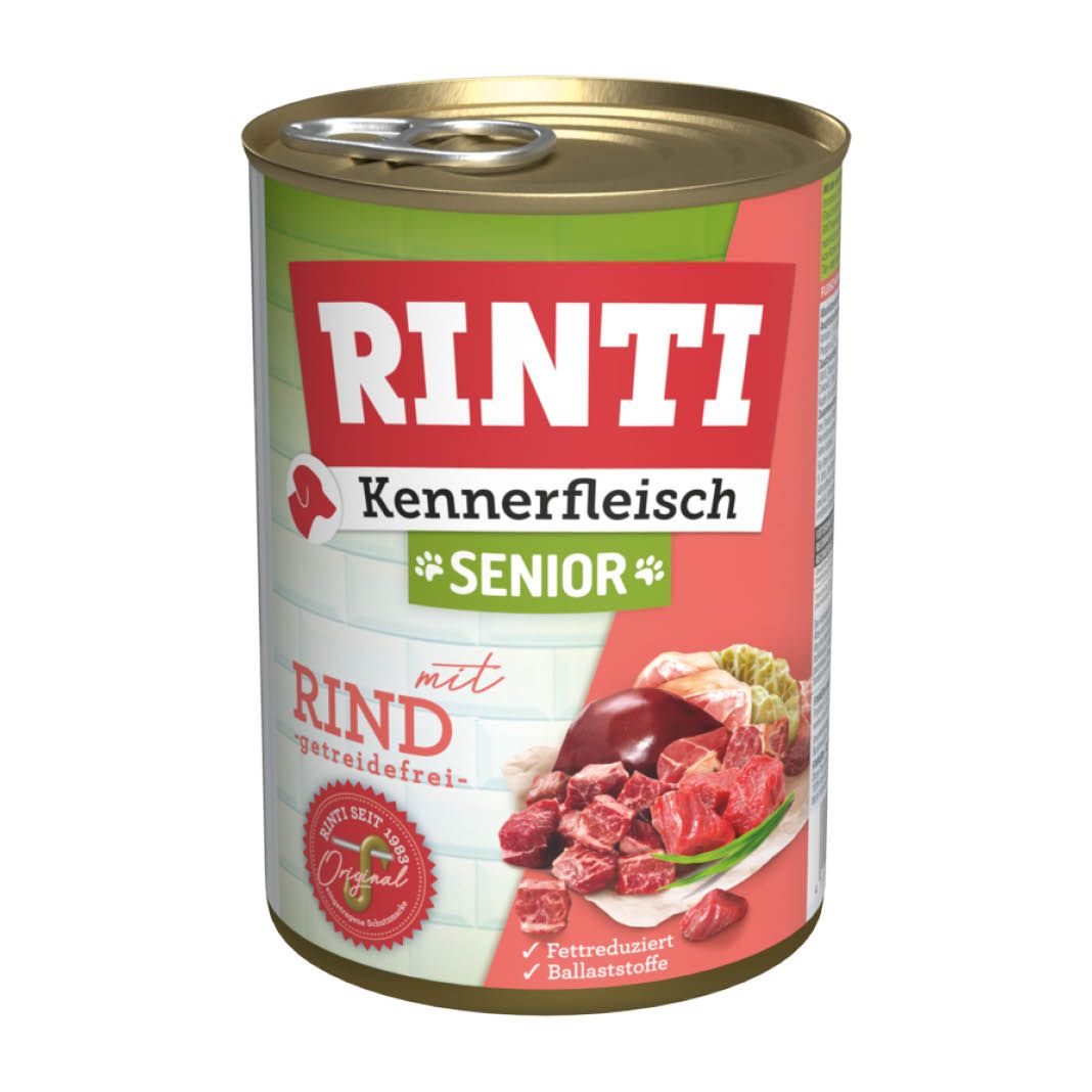 Rinti Kennerfleisch Senior mit Rind | 12 x 400 g