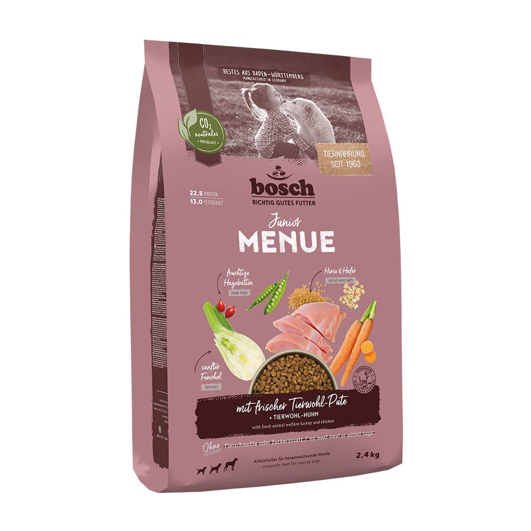 Bosch HPC MENUE Junior Tierwohl-Pute | 2,4 kg