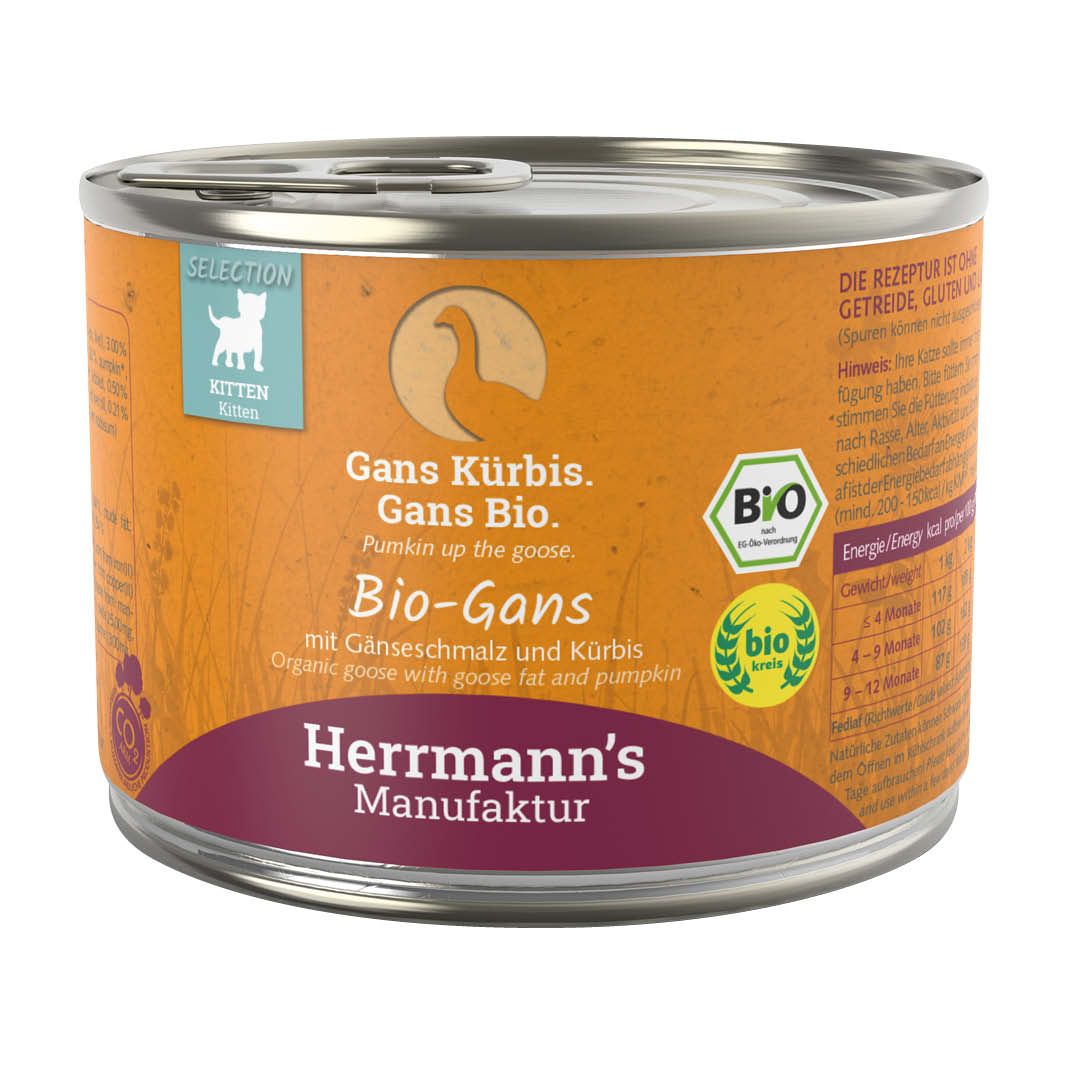 Herrmanns Selection Cat - Kaninchen und Käse | 12 x 200 g