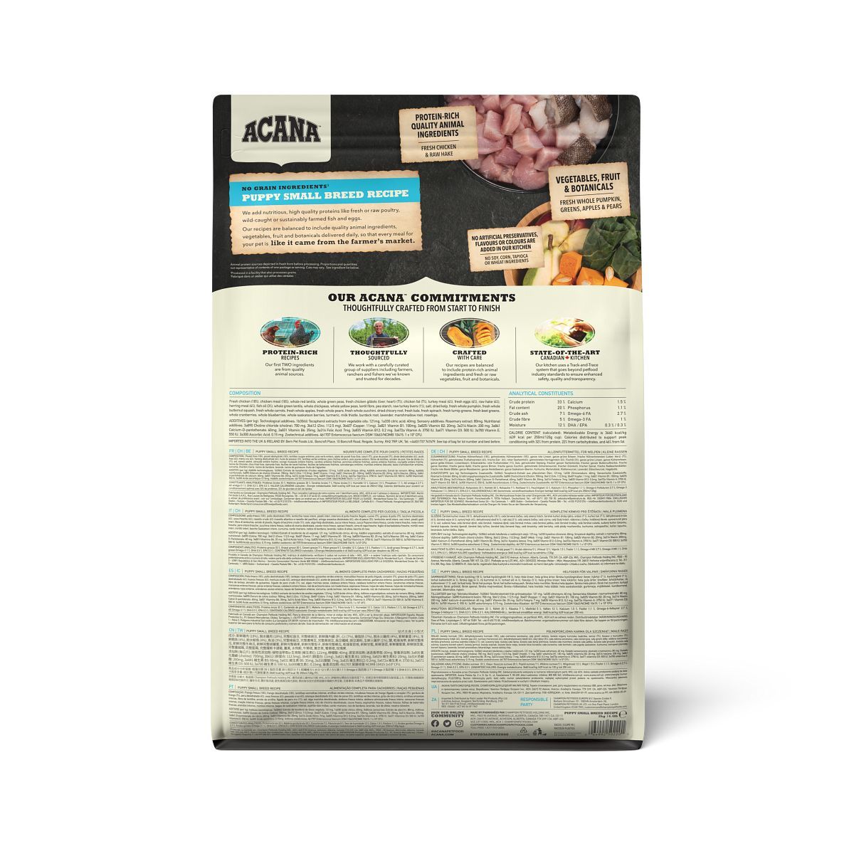 Acana Dog Puppy Small Breed Recipe | 2 kg