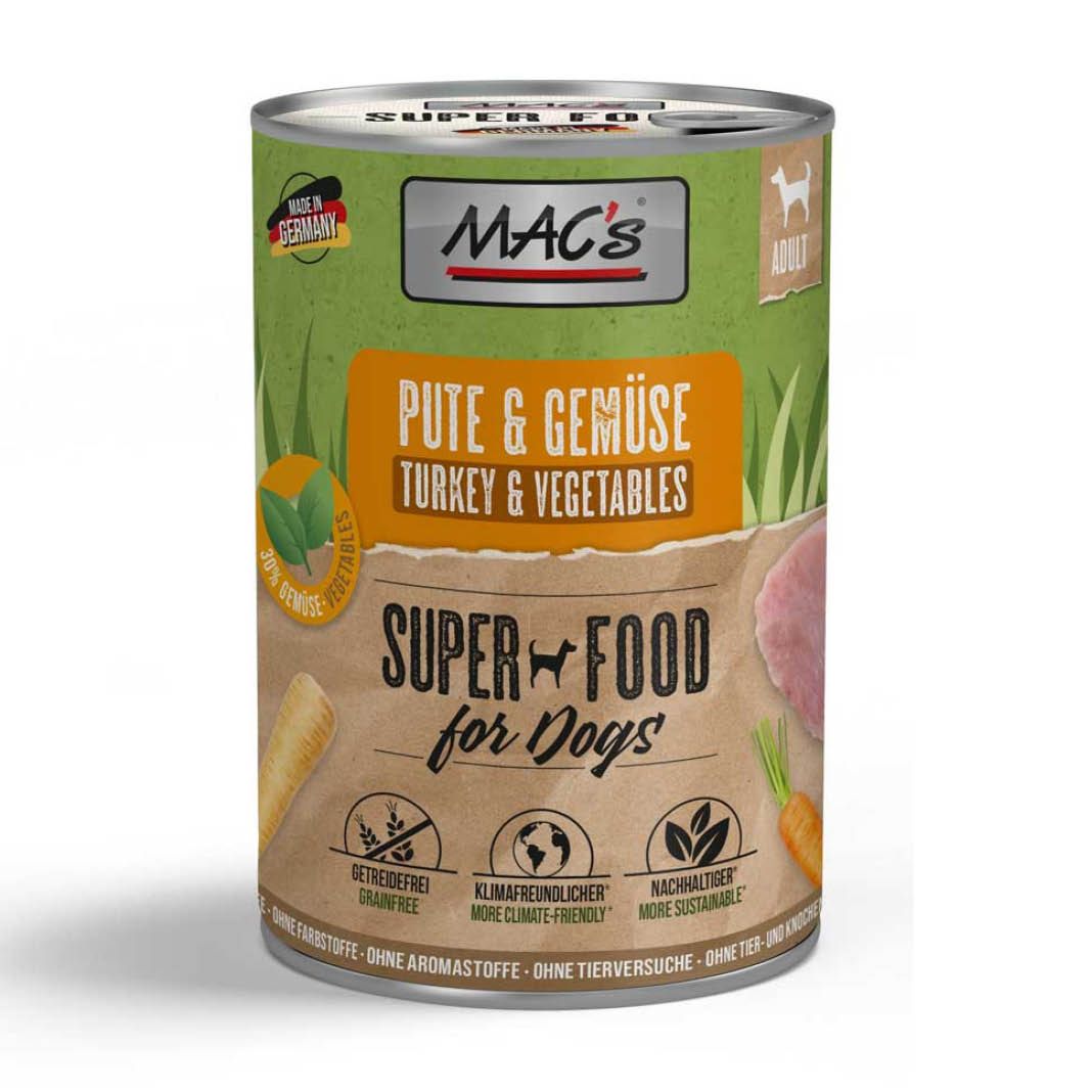 MAC's - Dog - Pute & Gemüse | 6 x 400 g