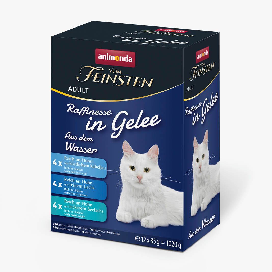 animonda Raffinesse in Gelee Vari. aus dem Wasser | 12 x 85 g