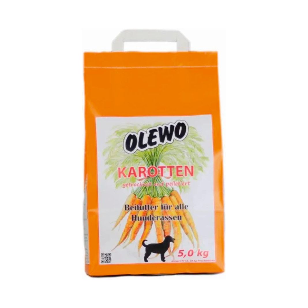 OLEWO Karotten-Pellets für Hunde | 5 kg