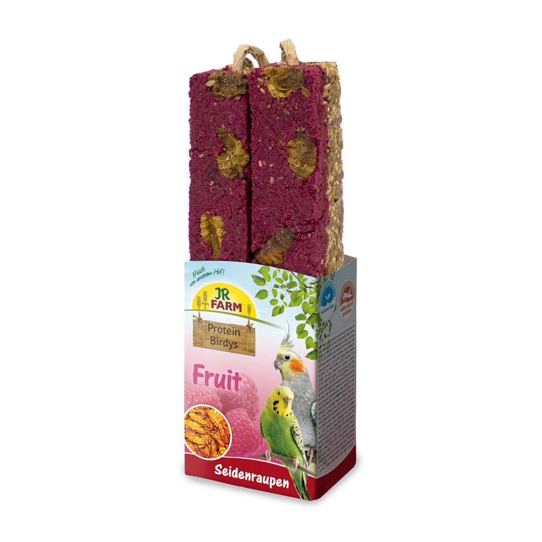 JR Birds Protein-Birdys Fruit Seidenraupen | 7 x 150 g