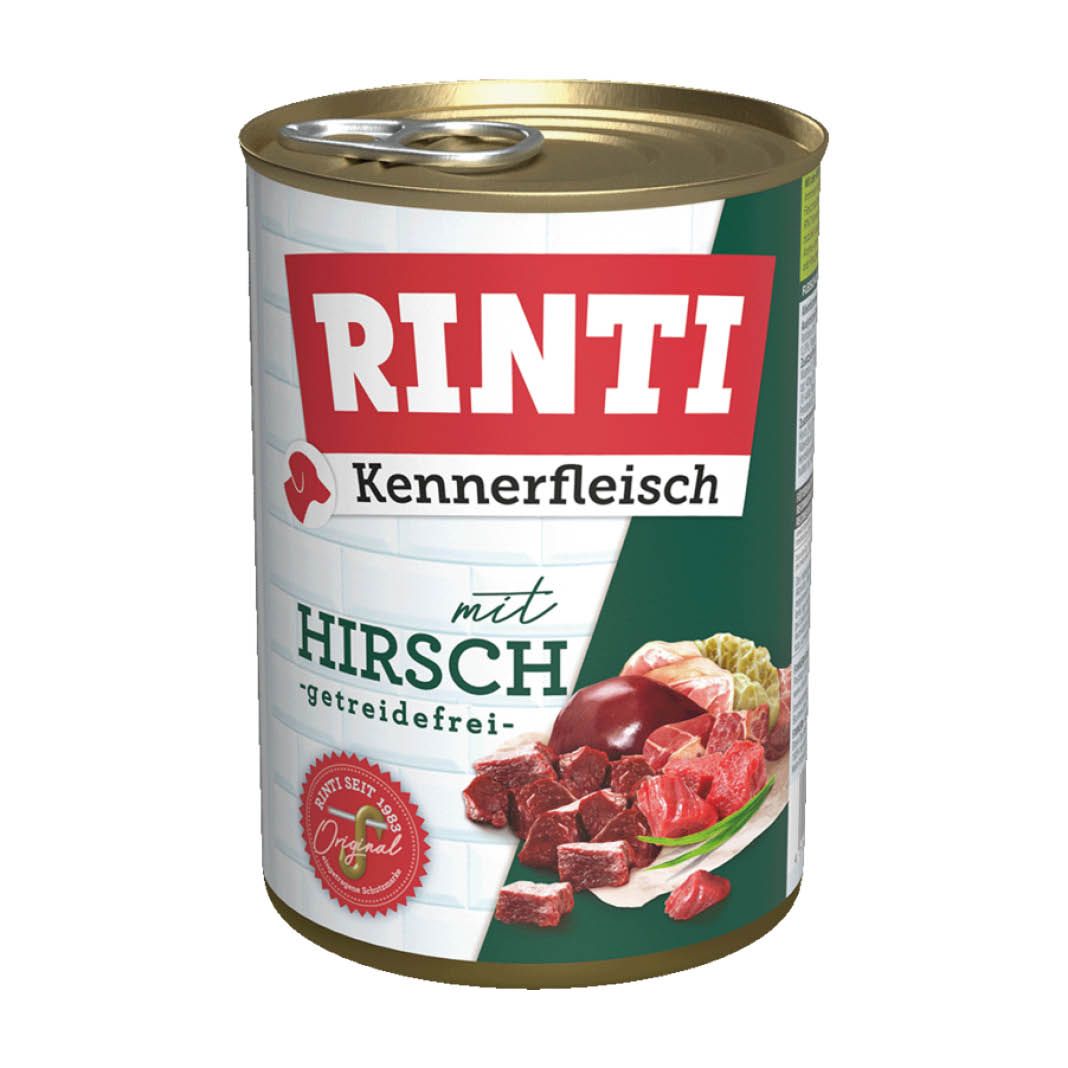 Rinti Kennerfleisch Hirsch | 24 x 400 g