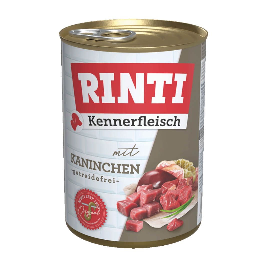 Rinti Kennerfleisch Kaninchen | 12 x 400 g