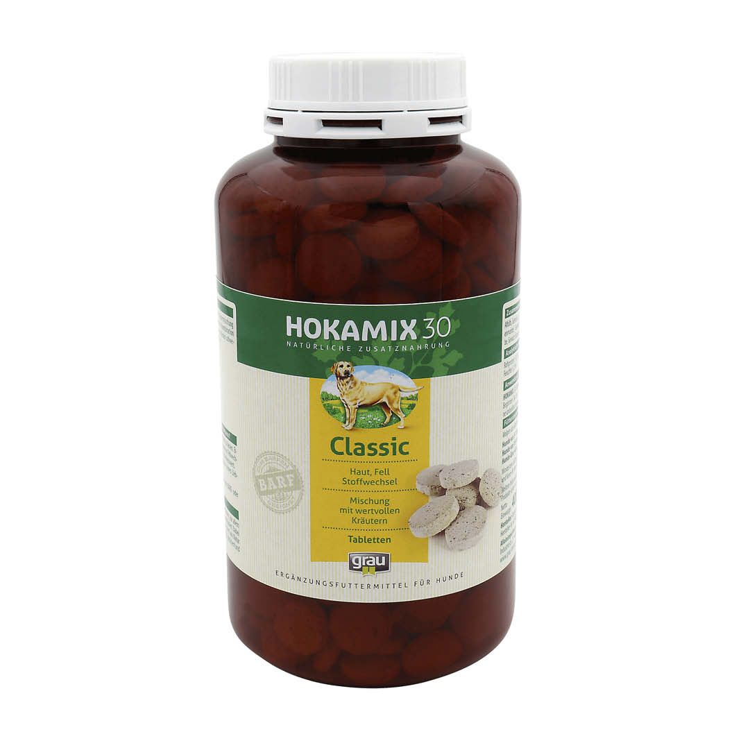 Grau Hund Hokamix30 Classic Tabletten