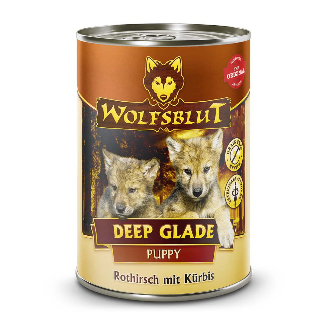 Wolfsblut Deep Glade Puppy - Rothirschfleisch und Kürbis | 6 x 395 g