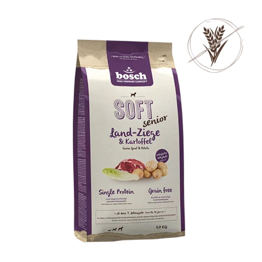 Bosch HPC Soft/Plus Senior Land-Ziege & Kartoffel | 1 kg