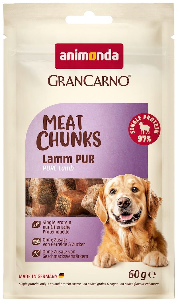 animonda Meat Chunks Adult Lamm pur | 8 x 80 g