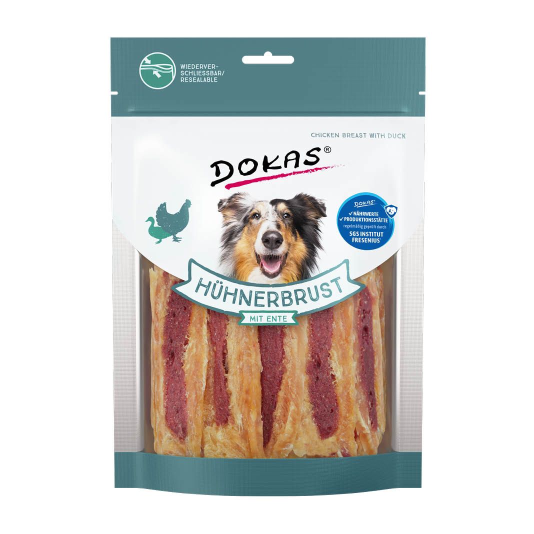 Dokas Hühnerbrust mit Ente | 8 x 220 g