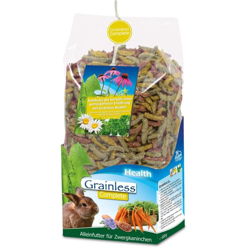 JR Farm Grainless Health Complete Zwergkaninchen | 4 x 600 g