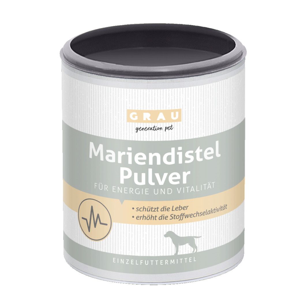 Grau Hund Mariendistel Pulver | 225 g