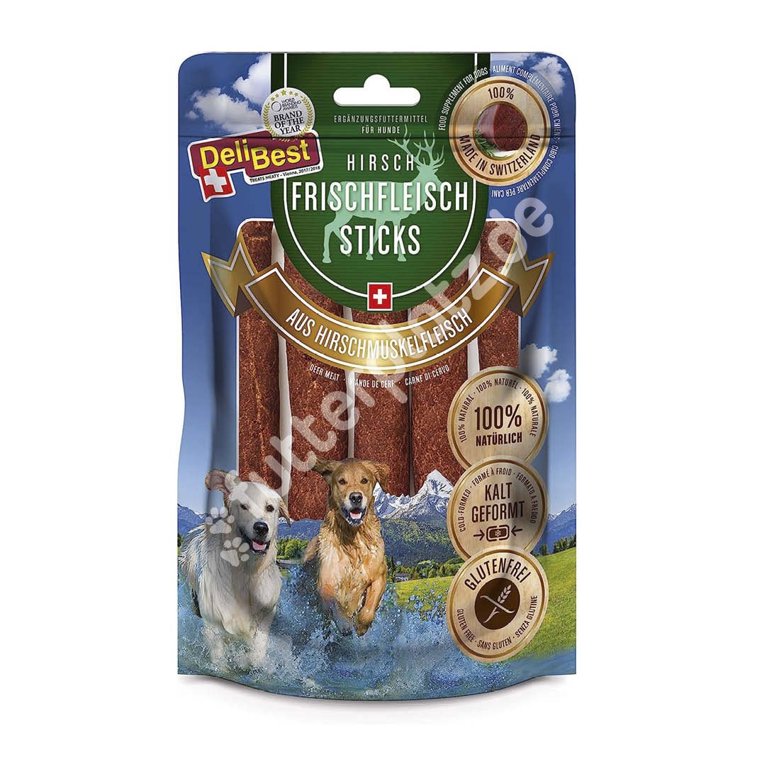DeliBest Frischfleisch Sticks - Hirsch