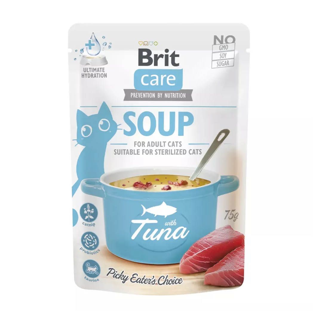 Brit Care - Cat - Soup - Suppe mit Lachs | 15 x 75 g