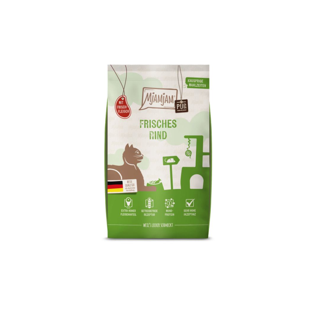 MjAMjAM - Knusprige Mahlzeiten Pur - Frisches Rind | 4 x 1.5 kg