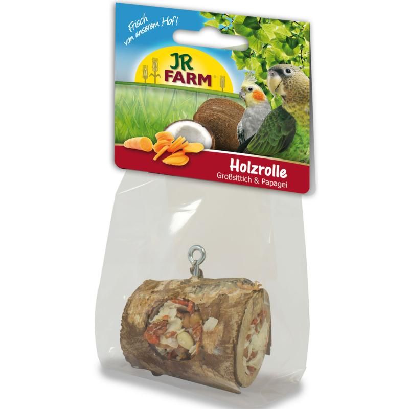 JR Birds Holzrolle Großsittich & Papagei | 150 g
