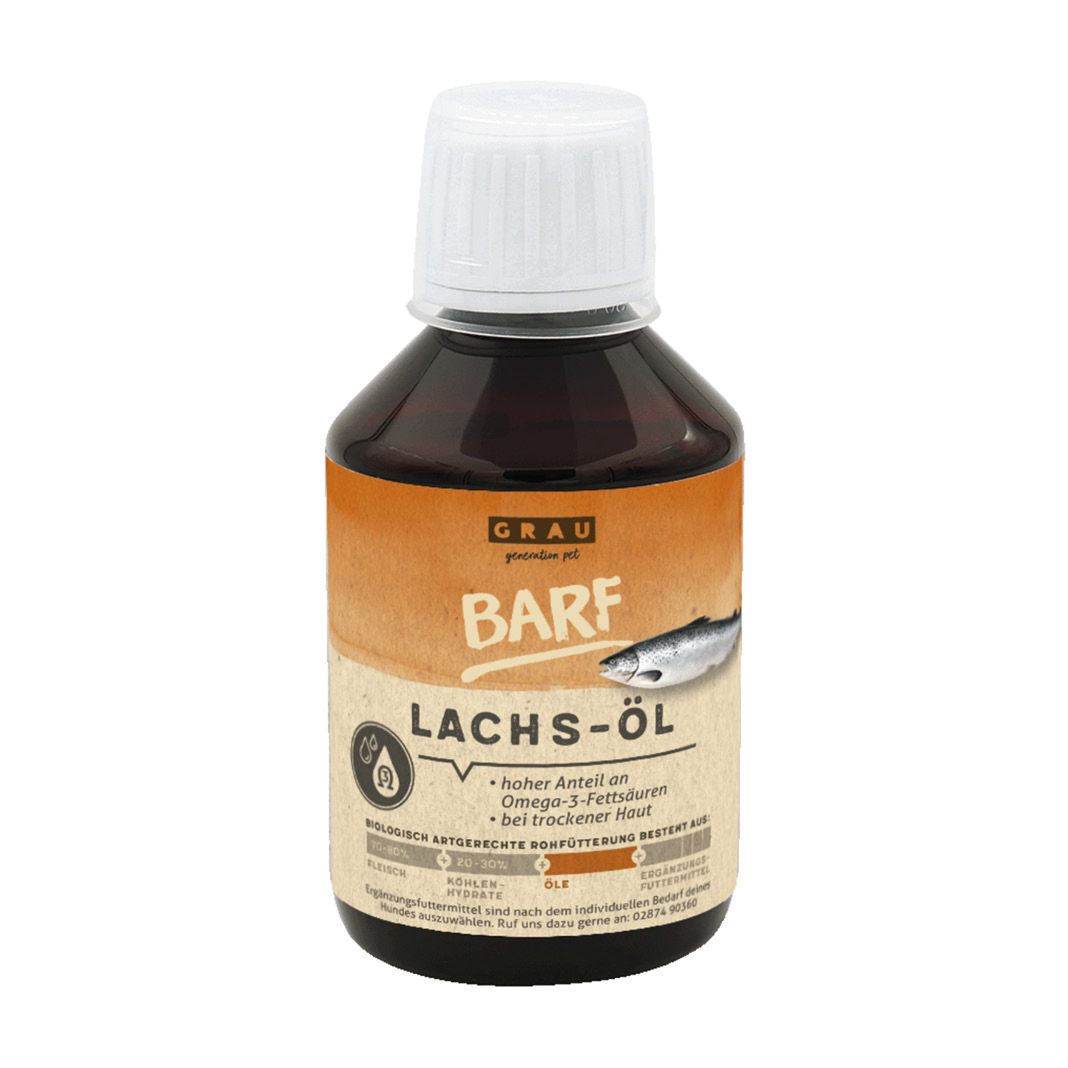 Grau Hund & Katze Lachsöl | 200 ml