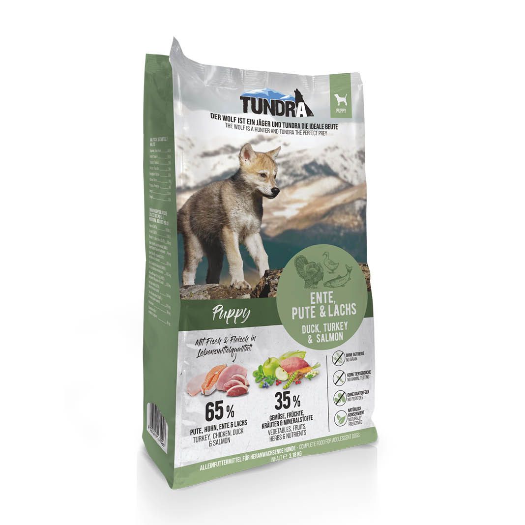 Tundra Dog Puppy Ente, Pute & Lachs