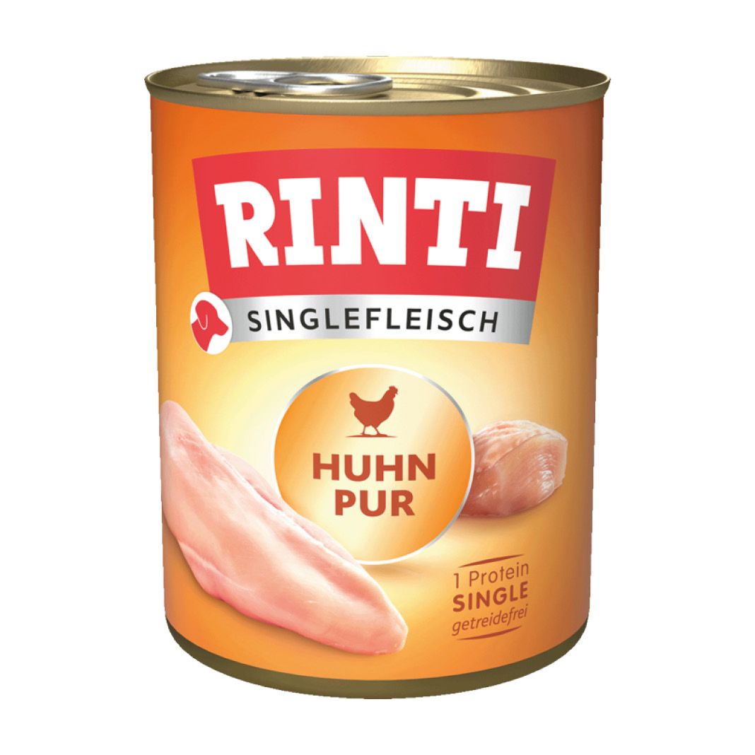 Rinti Singlefleisch Pur Huhn | 6 x 800 g