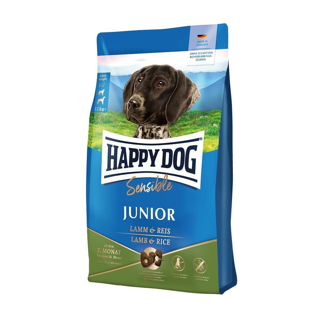 Happy Dog Supreme Sensible Junior Lamm & Reis | 4 x 1 kg