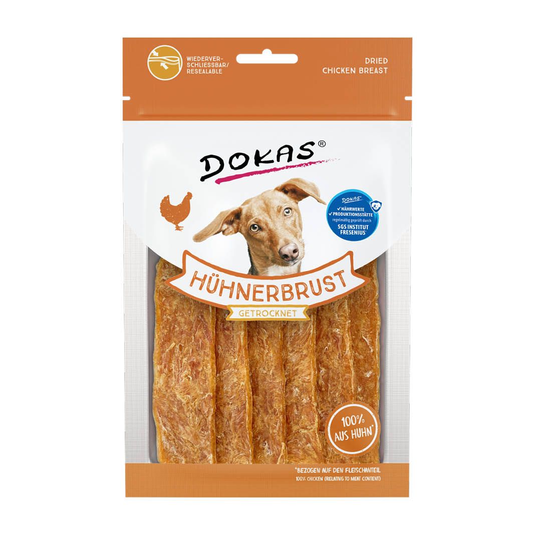 Dokas Hühnerbrust getrocknet | 12 x 70 g
