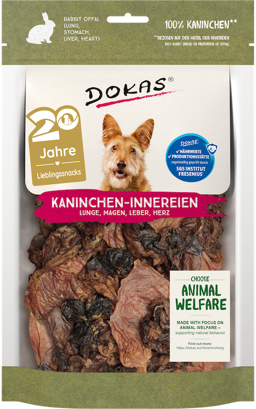 Dokas Kaninchen-Innereien (Lunge, Magen, Leber, Herz)