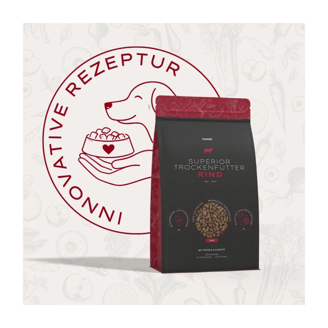 Escapure Trockenfutter Superior Rind
