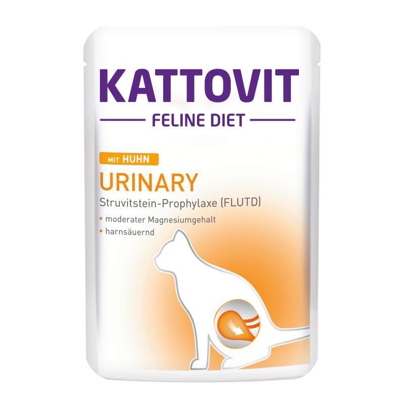 Kattovit Feline Diets - Pouch - Urinary Huhn | 24 x 85 g