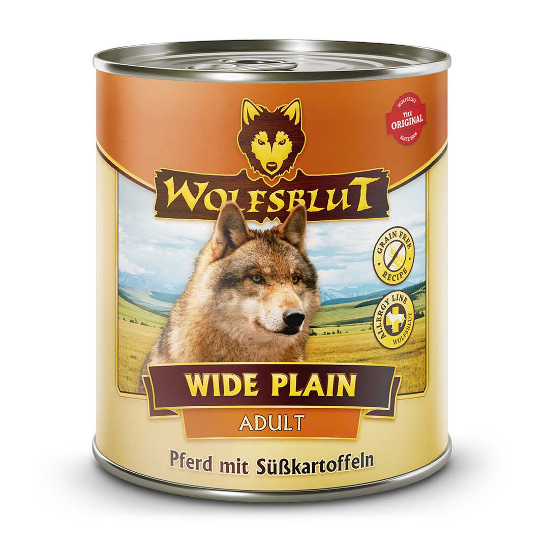 Wolfsblut Wide Plain Adult - Pferd mit Süßkartoffel | 6 x 800 g