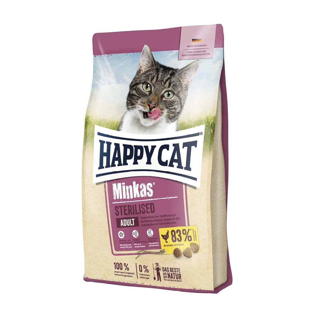 Happy Cat Minkas Sterilised Geflügel